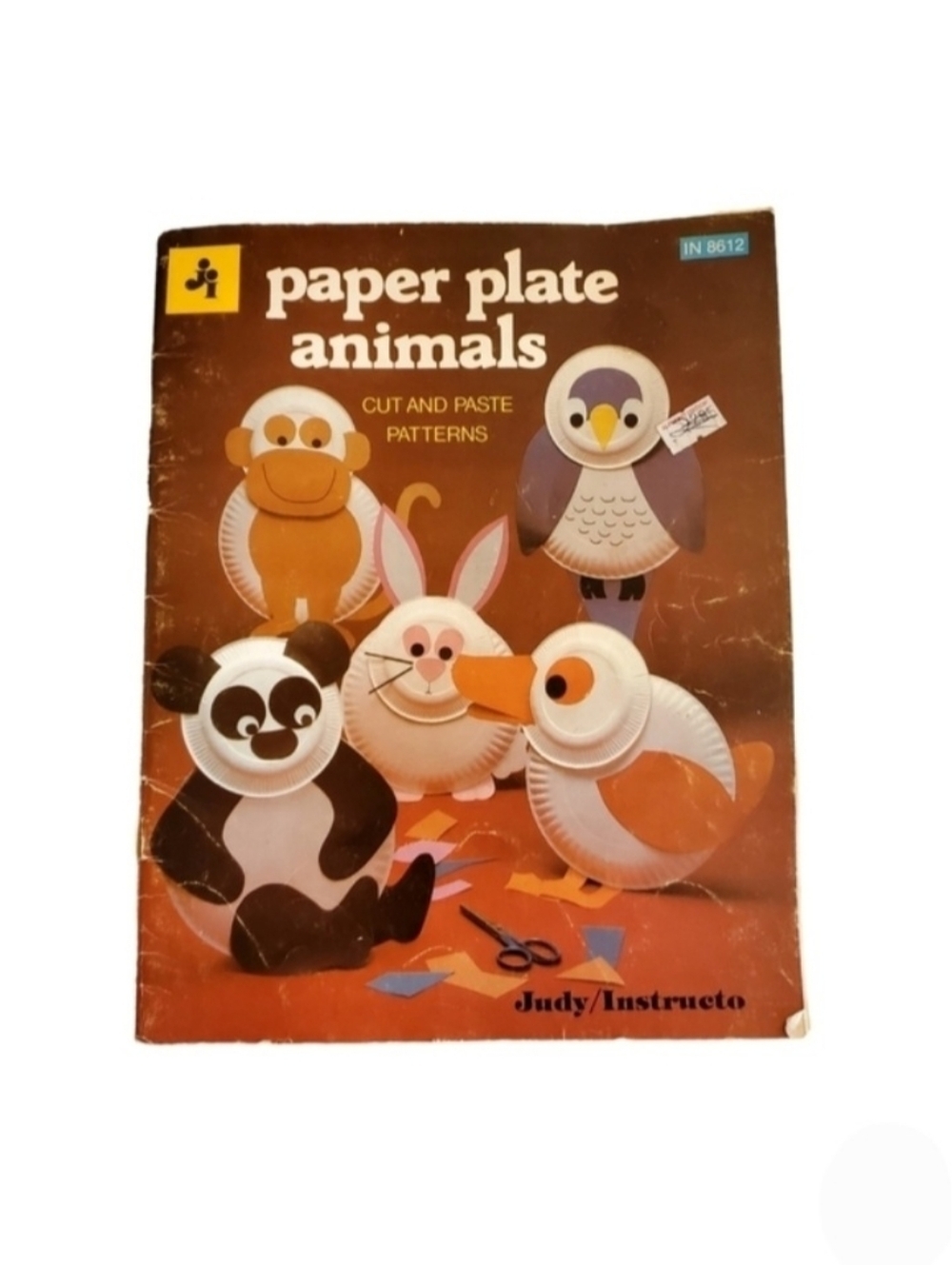 Judy/Instructo Paper Plate Animals Craft Book 1982 Bee Gee Hazell